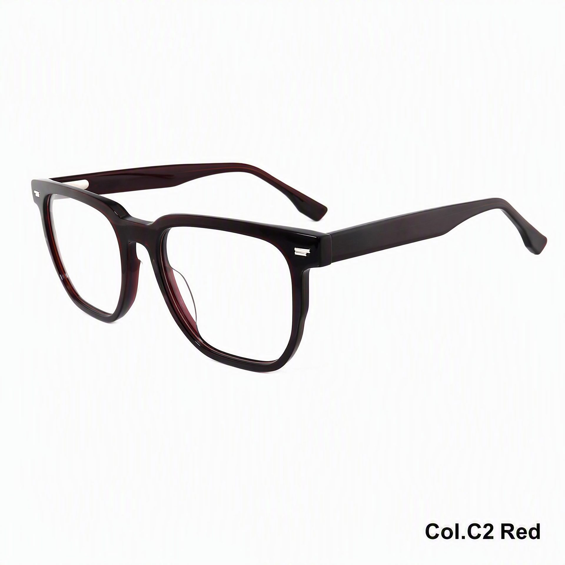 Classic Soft Square Acetate Frame ‒ Jirui Optical