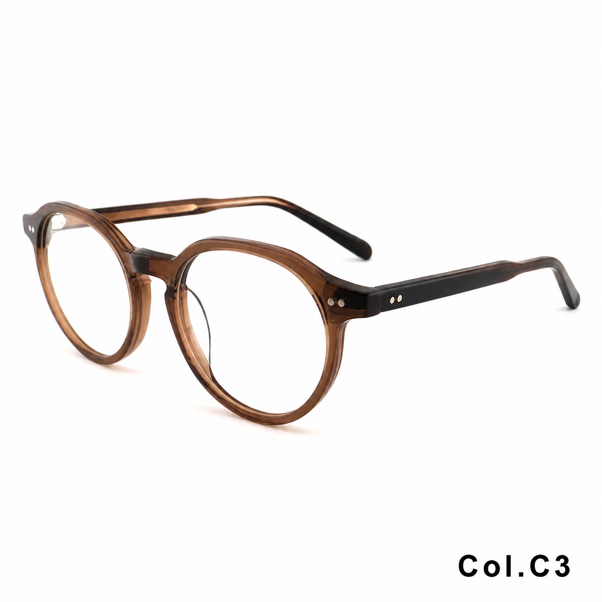 Minimalist Business Square Acetate Eyeglass Frame ‒ Jirui Optical