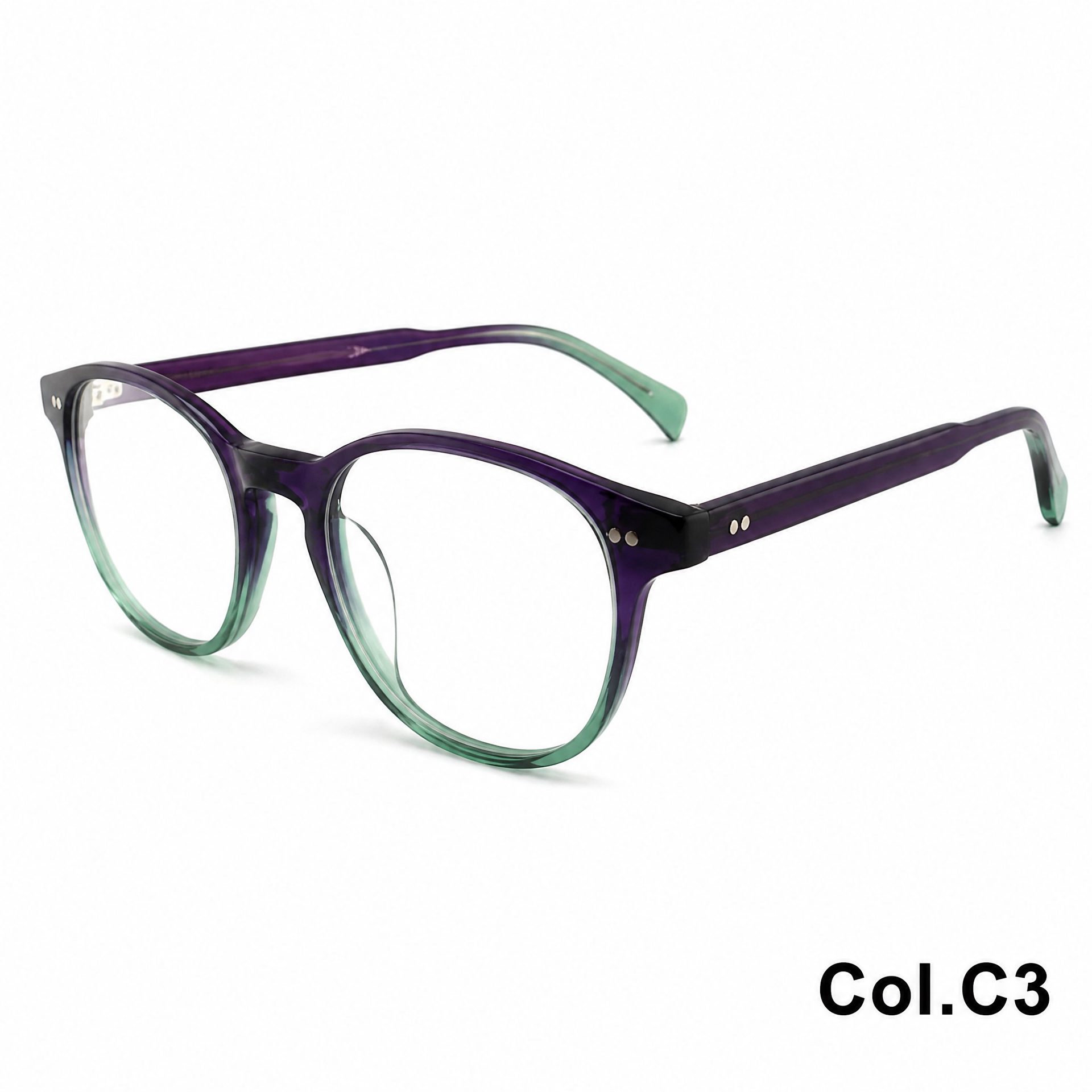 Lightweight vintage oval frames ‒ Jirui Optical