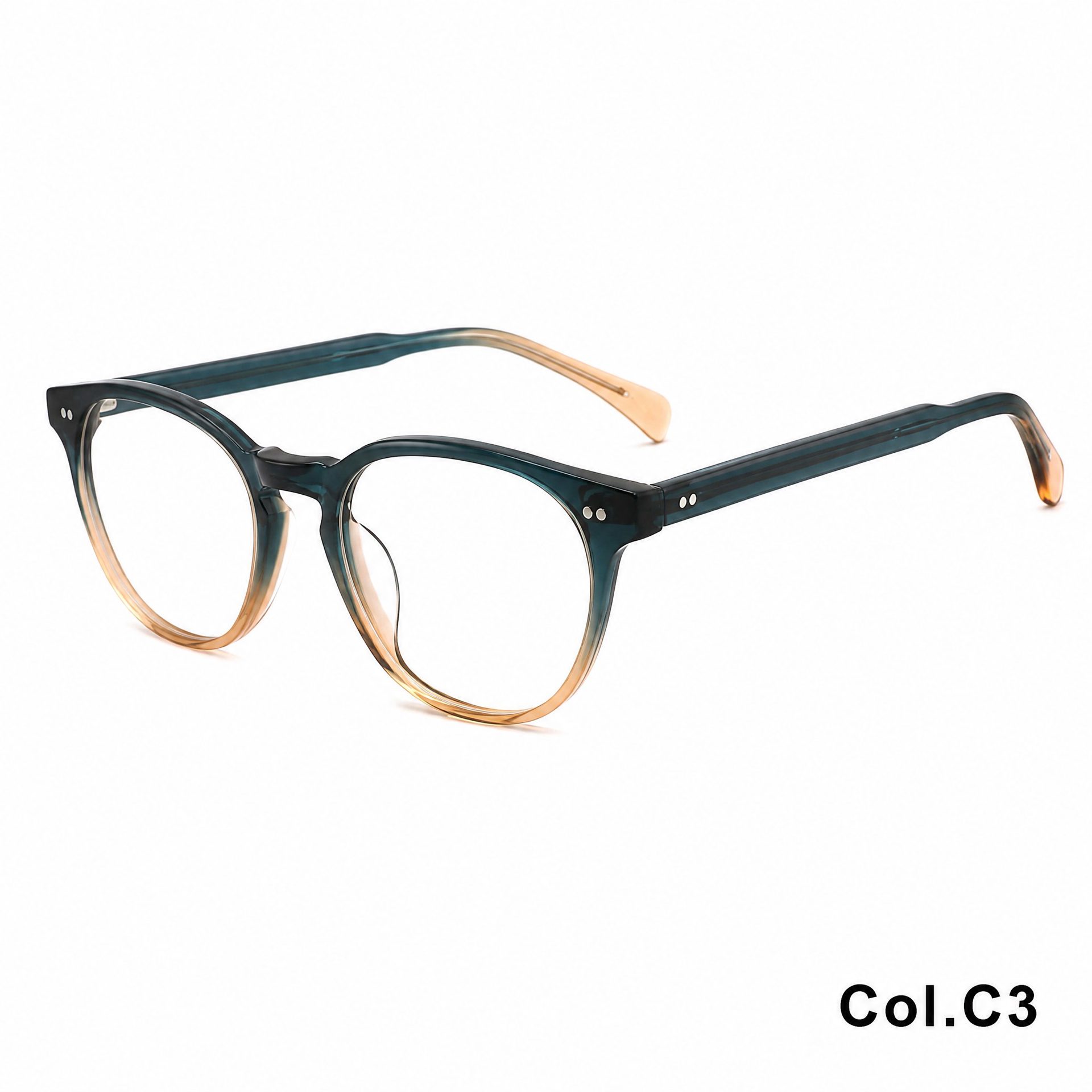 Lightweight Retro Elliptical Frame (Raid) ‒ Jirui Optical