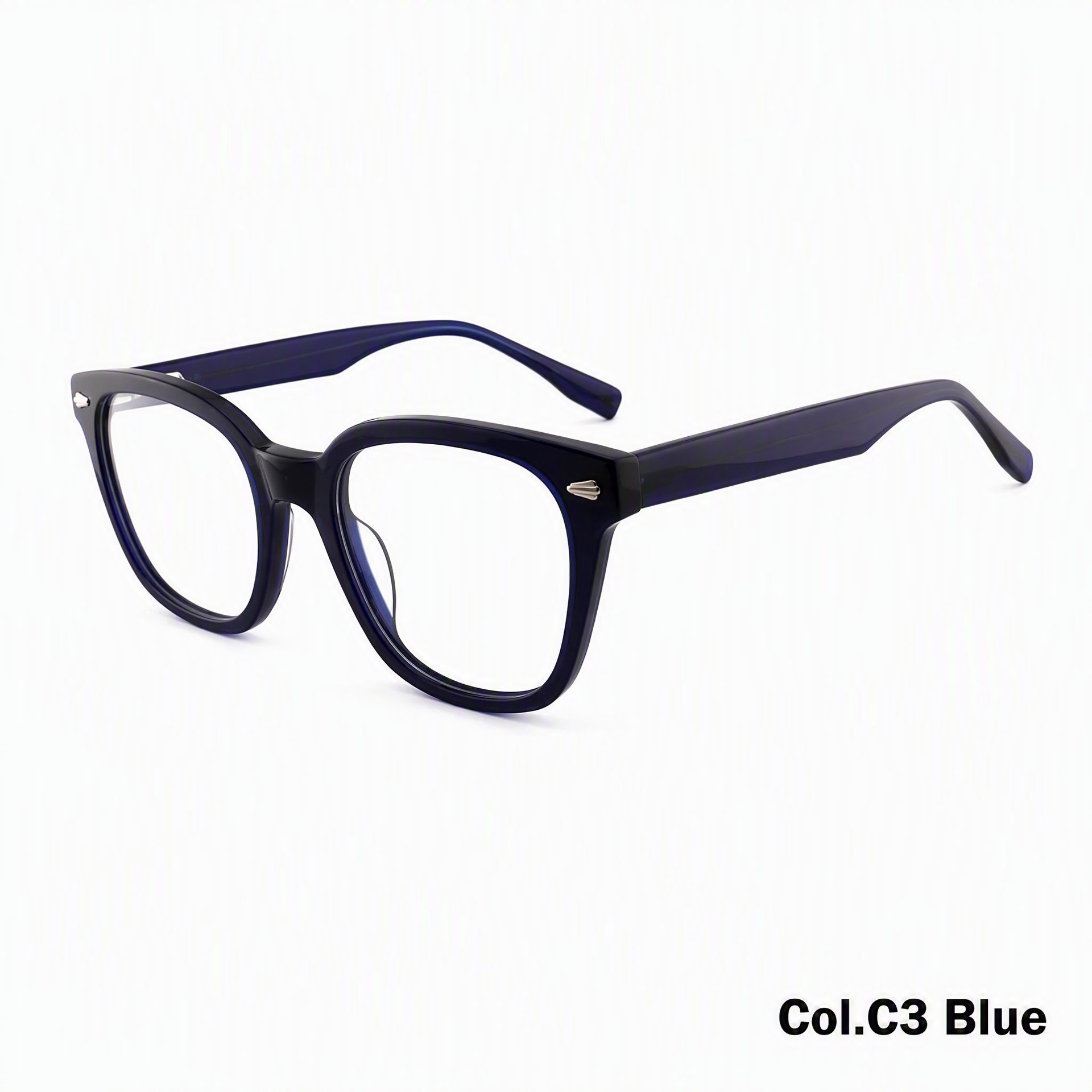 Vintage Rectangular Acetate Frame ‒ Jirui Optical