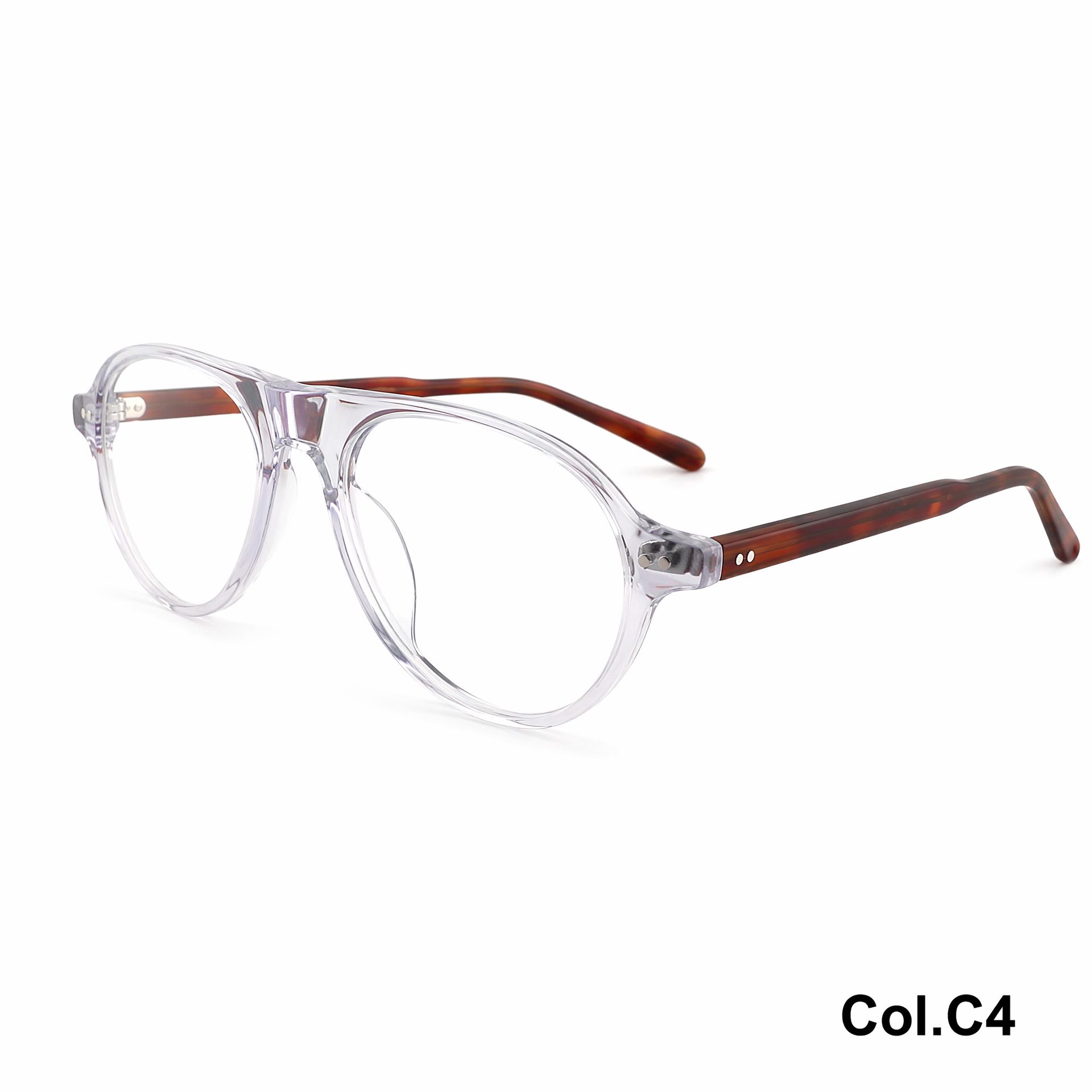 Rivet Square Frame Acetate Frame ‒ Jirui Optical