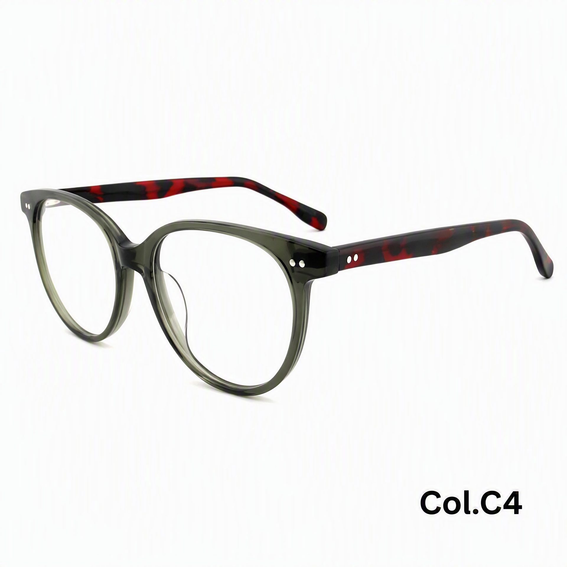 Rivet Oval Acetate Frame ‒ Jirui Optical