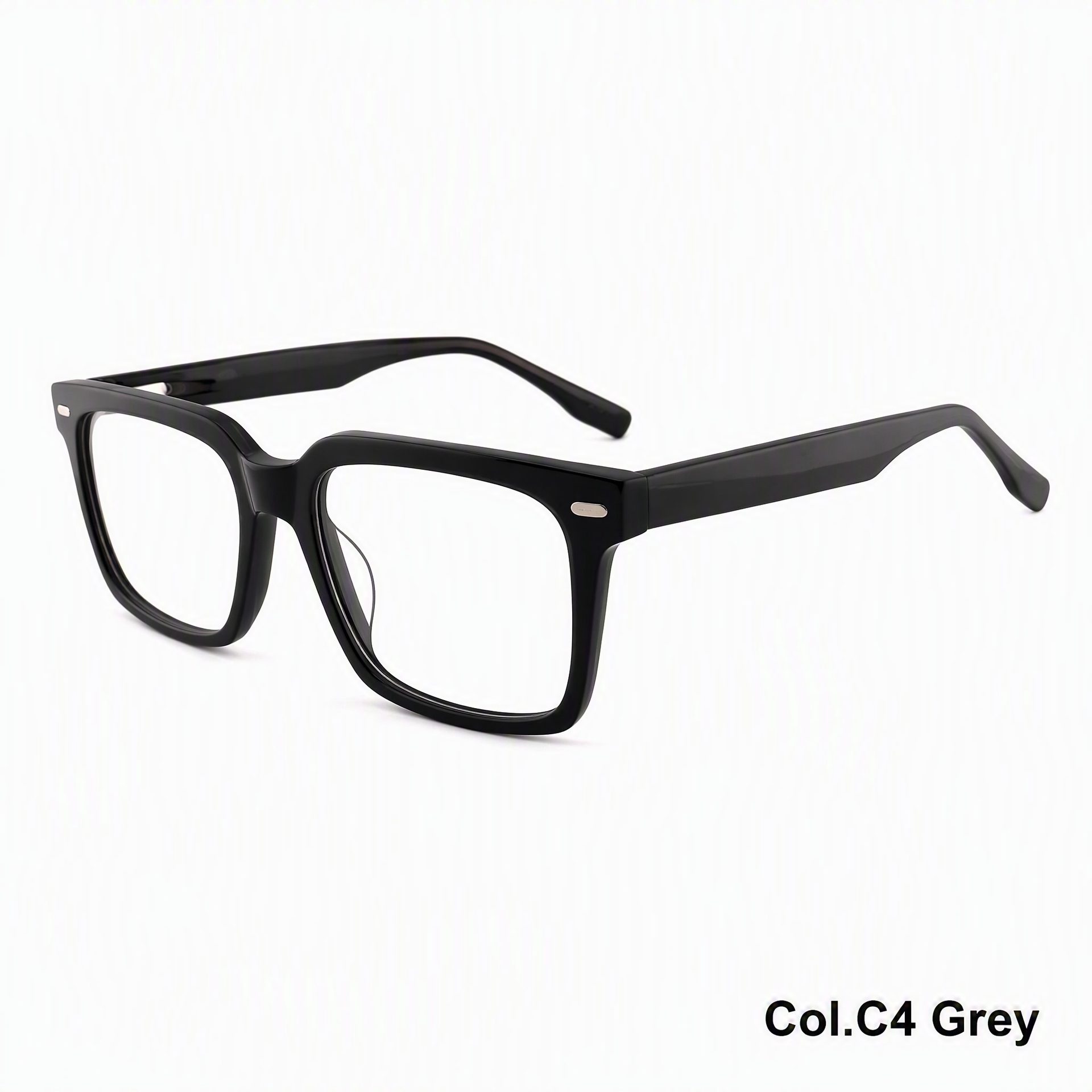 Vintage Square Frame Acetate Eyeglass Frame ‒ Jirui Optical