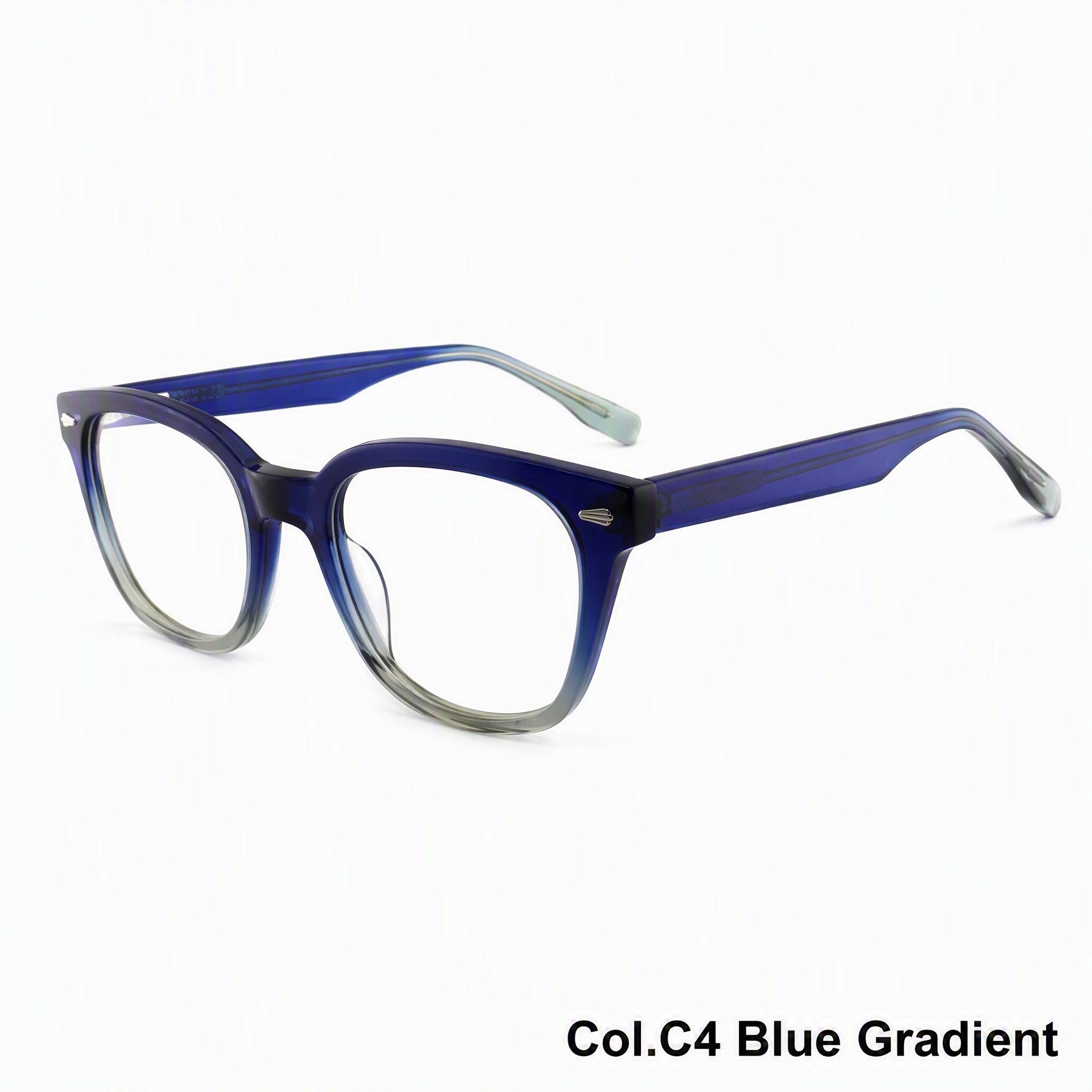 Vintage Rectangular Acetate Frame ‒ Jirui Optical