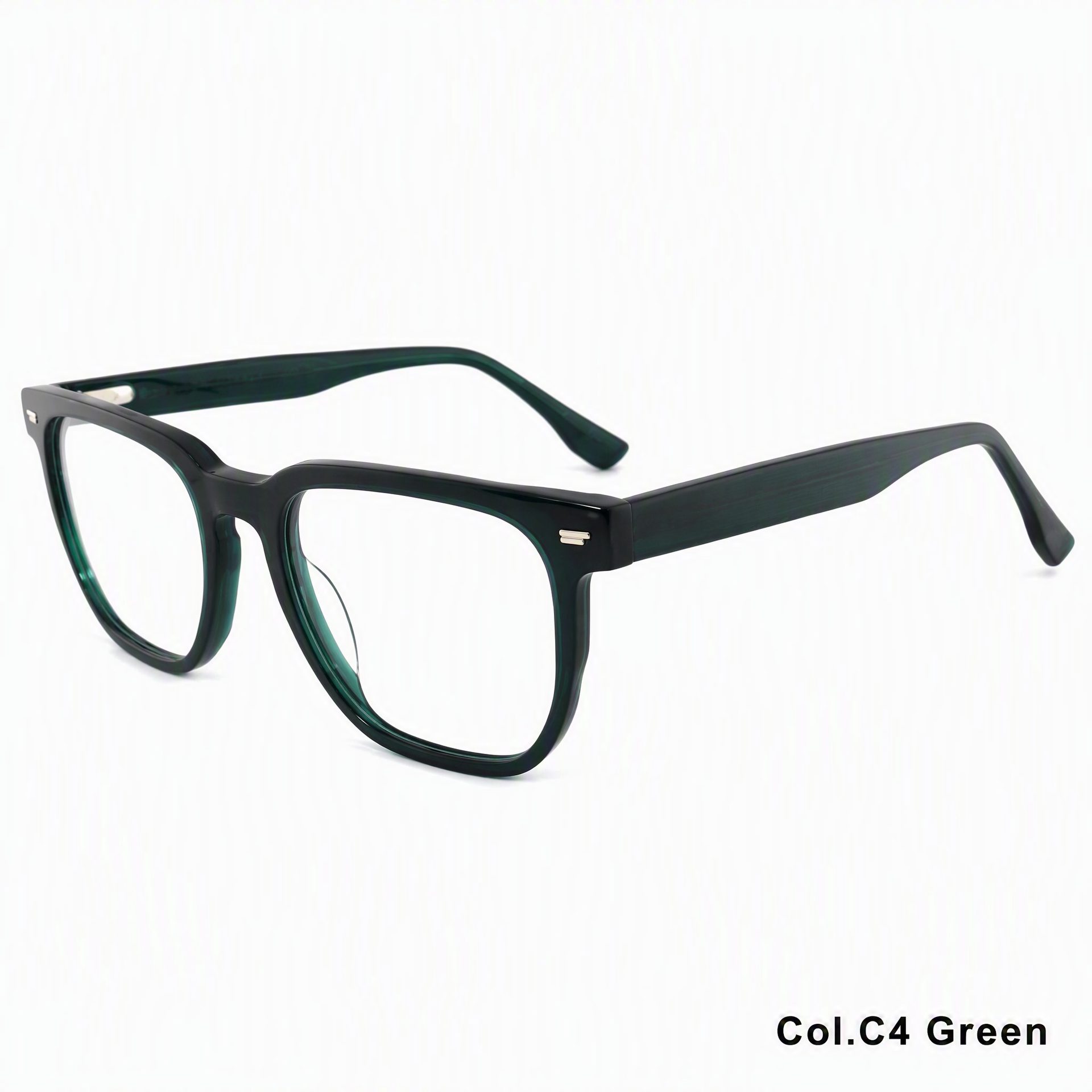 Classic Soft Square Acetate Frame ‒ Jirui Optical