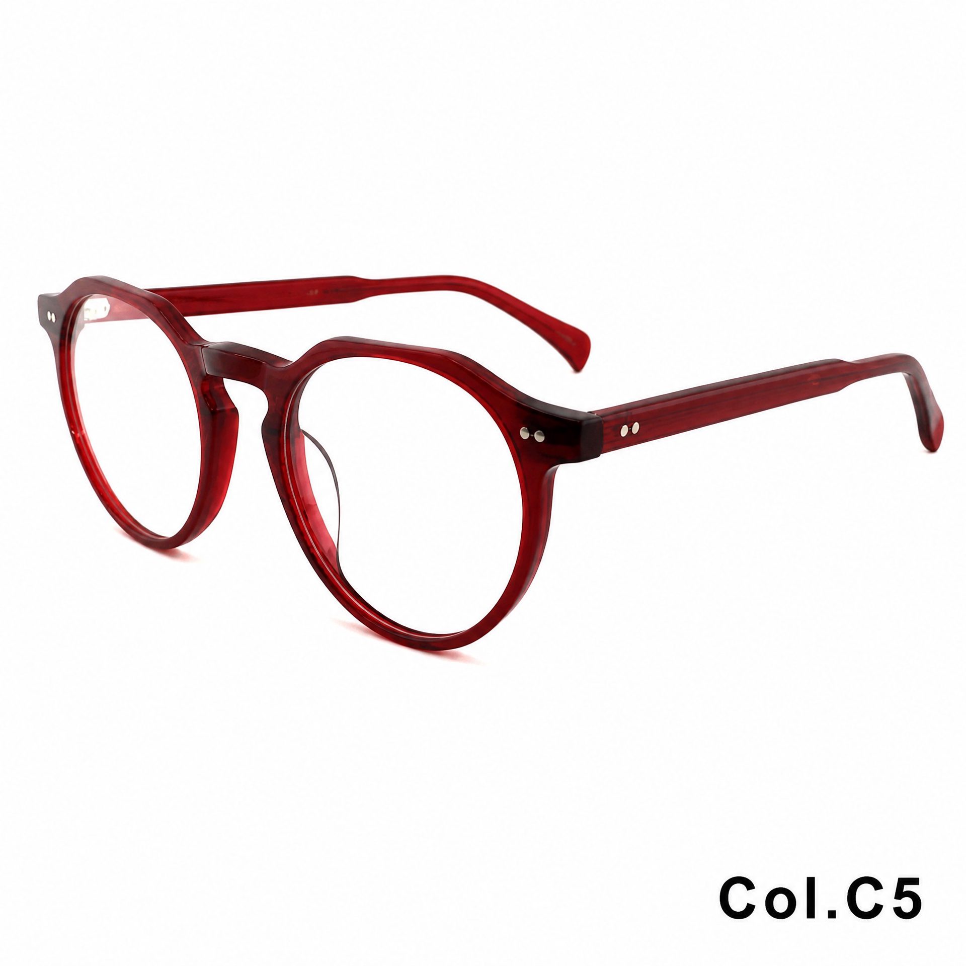 Vintage Multi Round Acetic Acid Frame ‒ Jirui Optical