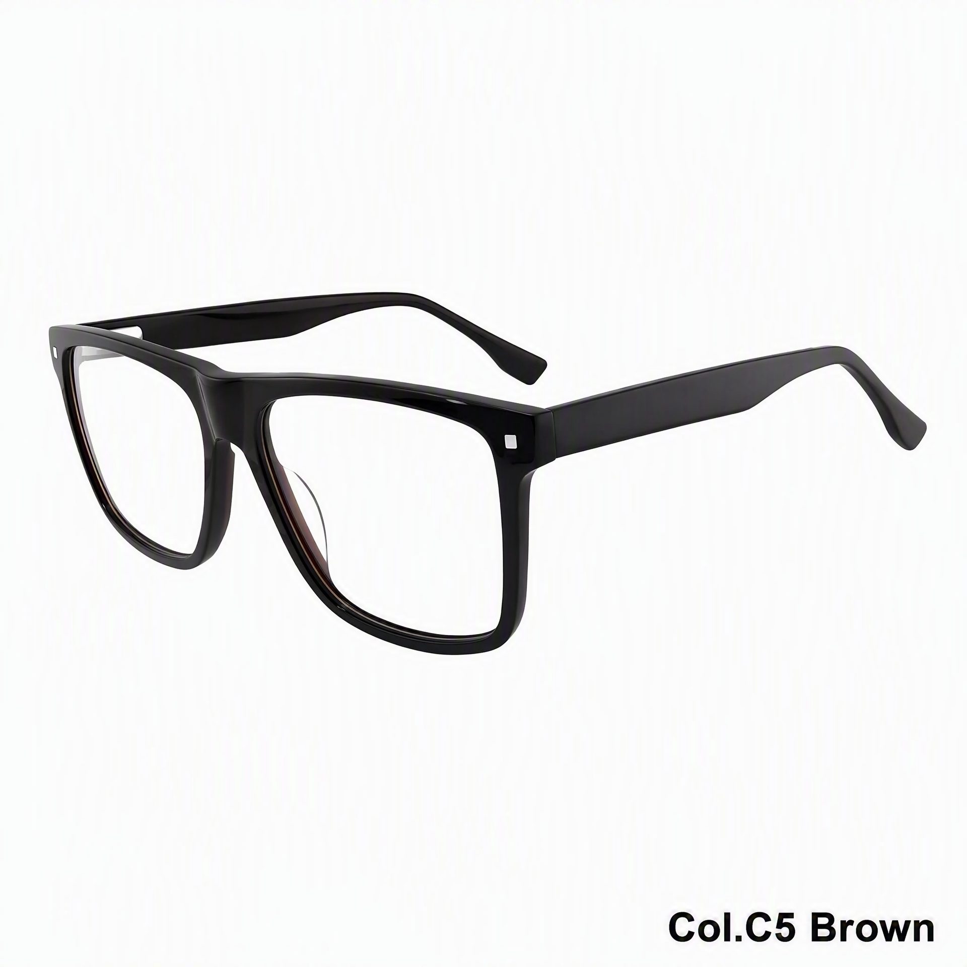 Large Frame Square Frame Acetate Eyeglass Frame ‒ Jirui Optical