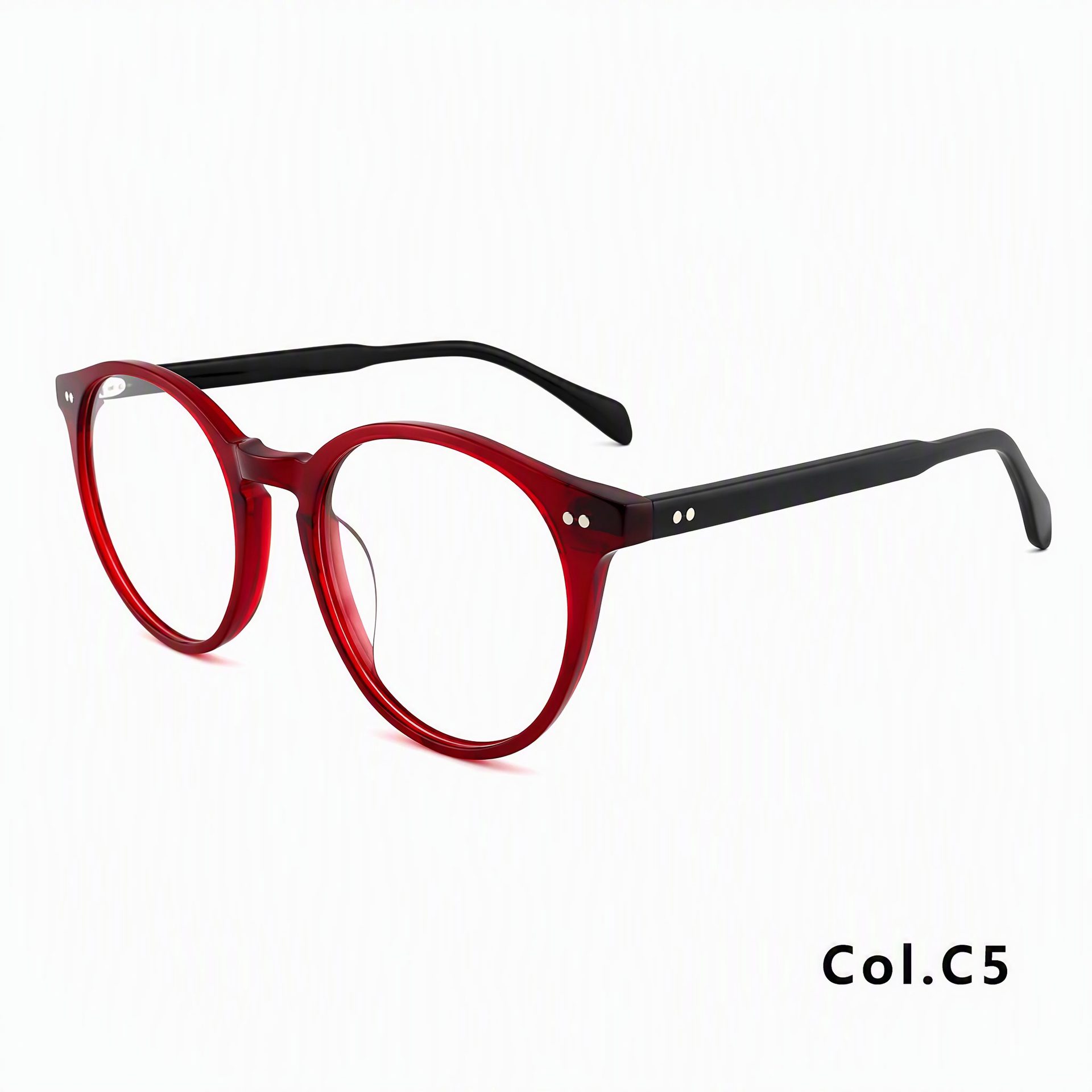 Lightweight Classic Round Acetic Acid Frame ‒ Jirui Optical