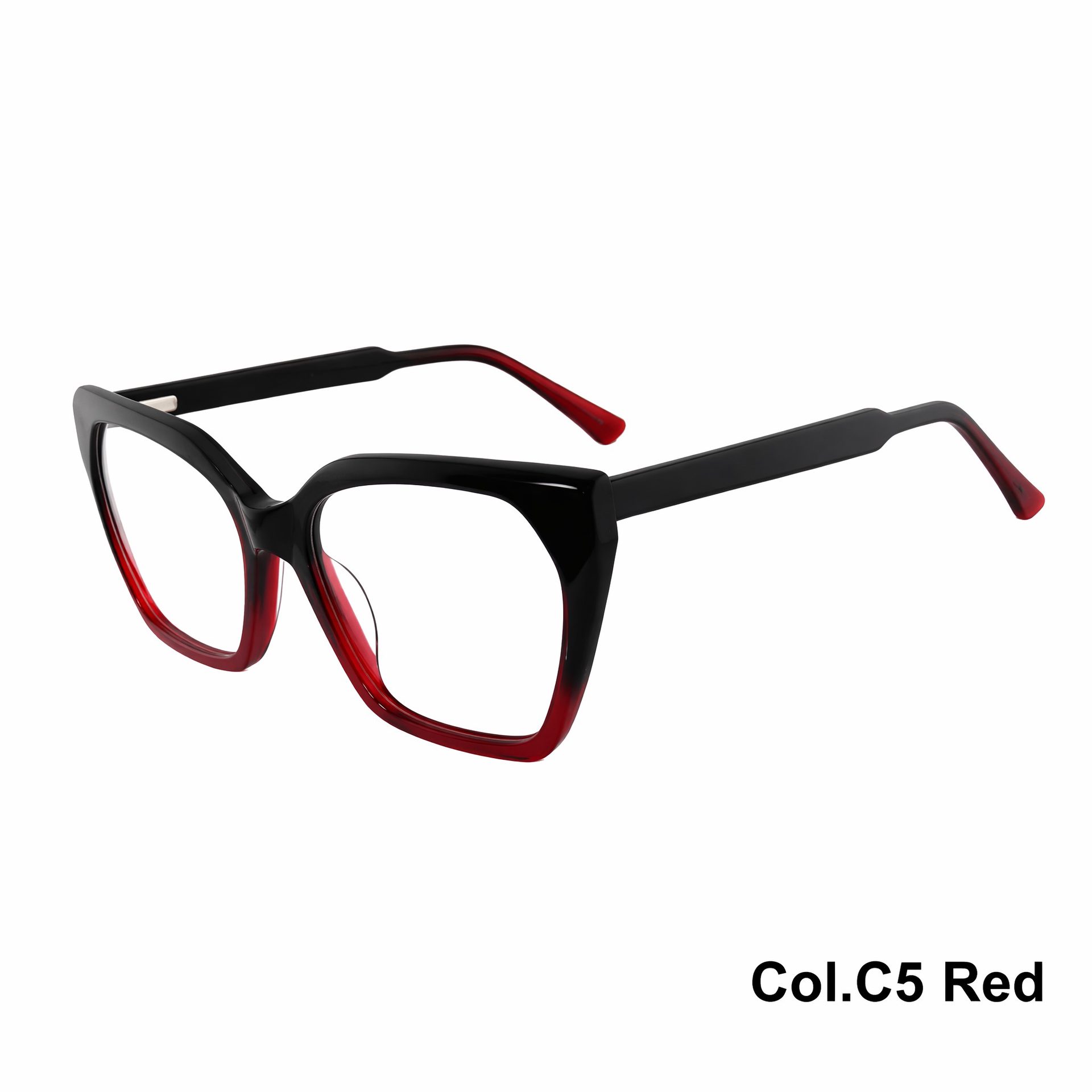 10377-Vintage Gradient Cat's Eye Acetate Eyeglass Frame ‒ Jirui Optical