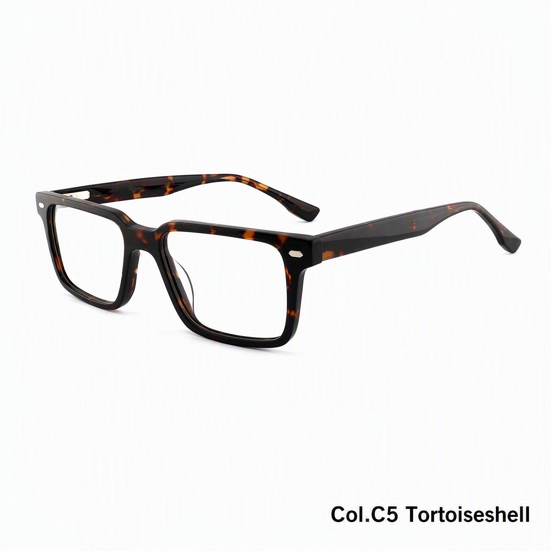5338PA-Vintage Elliptical Acetate Eyeglass Frame ‒ Jirui Optical